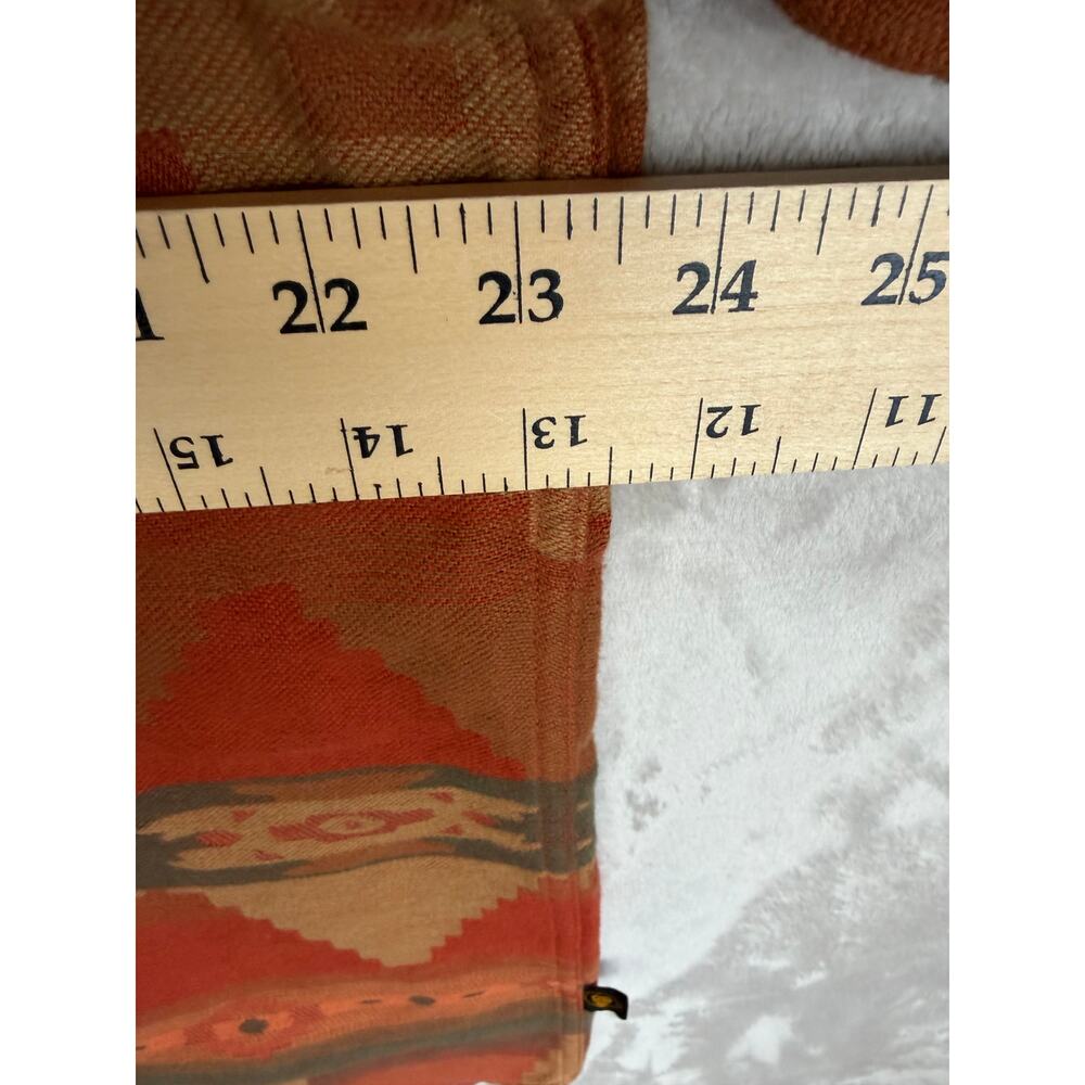 Howler Bros Pearl Snap Shirt Mens Large Orange Southwestern Western Ranch Work - Picture 6 of 9